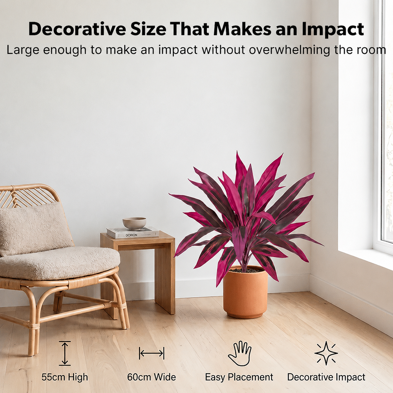 🔥 Last Day 60% OFF 🌿 UV-Resistant Artificial Boston Fern & Dragon’s Blood Tree Plants for Patio, Porch & Home Decor
