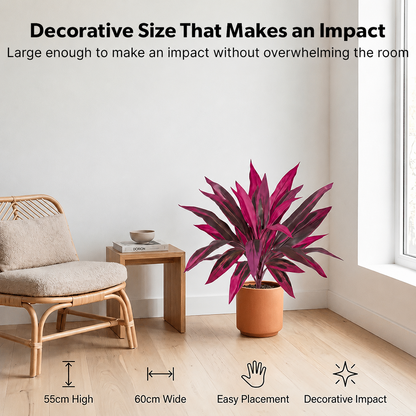 🔥 Last Day 60% OFF 🌿 UV-Resistant Artificial Boston Fern & Dragon’s Blood Tree Plants for Patio, Porch & Home Decor
