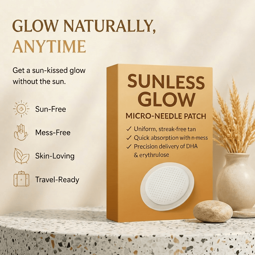 ✨  Transdermal Tanning Patch ⚡ No Sun, No Streaks, Just a Natural Tan  Glow 🌞
