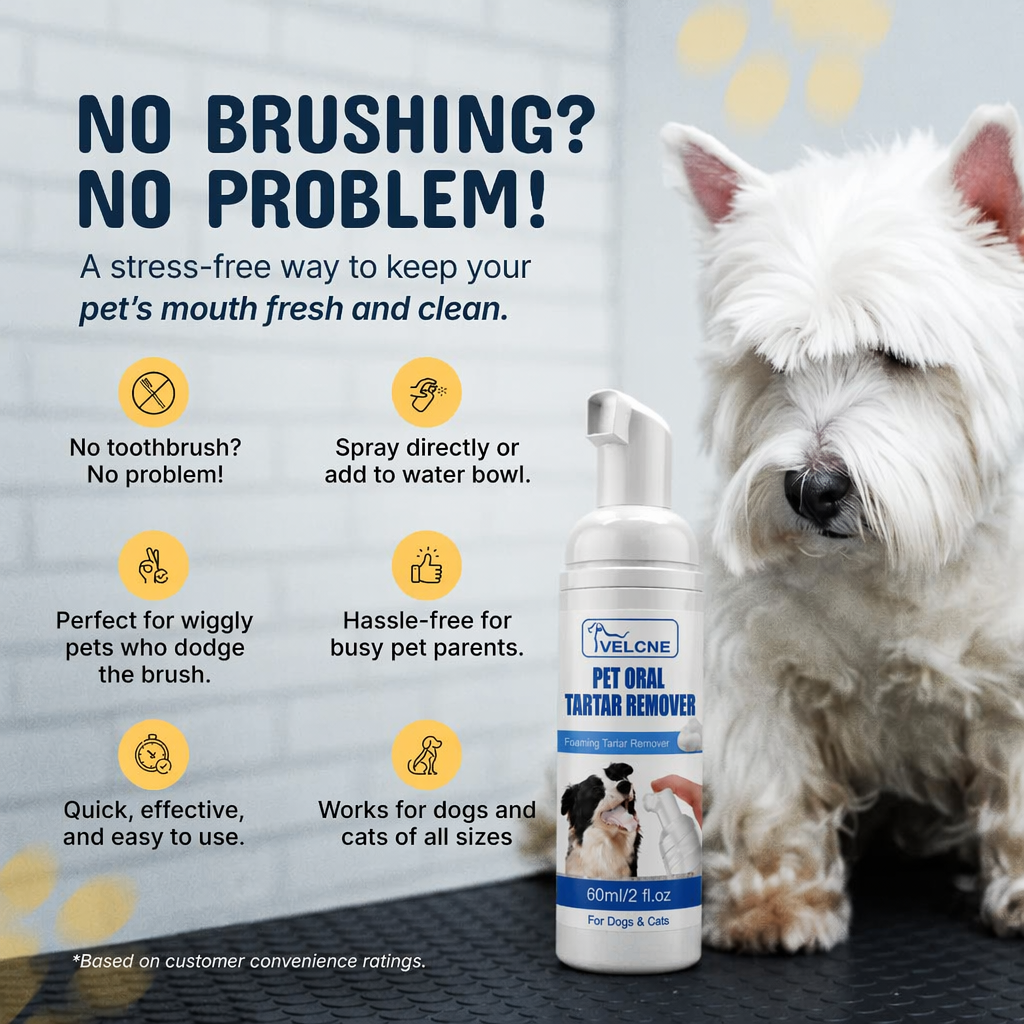 Meet the #1 Vet-Recommended Tartar Care Spray for Dogs & Cats