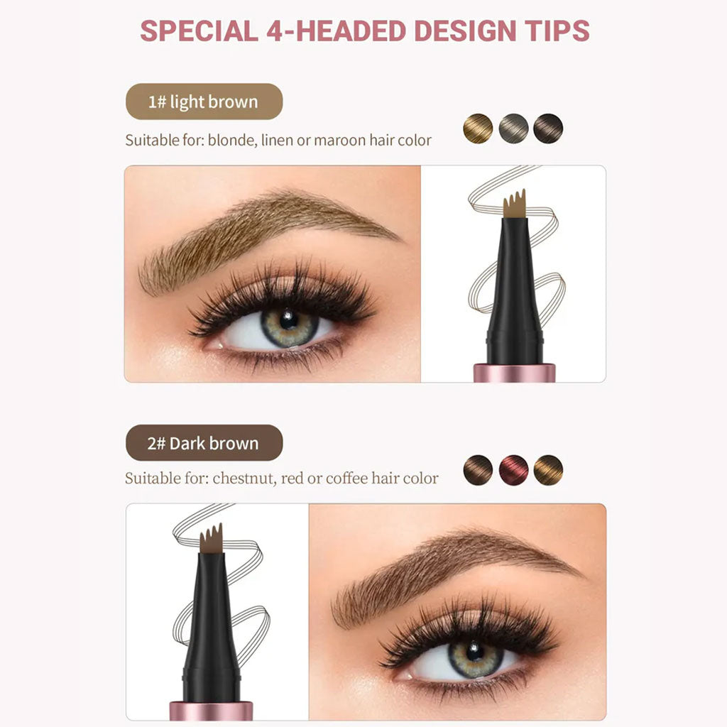 The Precision Micro-Fork Brow Pen: 36-Hour Waterproof Formula for Naturally Defined, Flawless Brows (Vegan & Cruelty-Free)