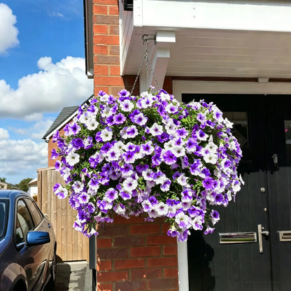 🔥 On Sale Only Today 🌸 UV Resistant Artificial Petunias Flowers for Planters, Patio, Garden & Home Decor, Outdoor & Indoor