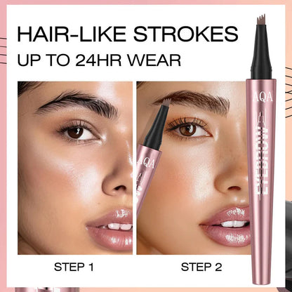 The Precision Micro-Fork Brow Pen: 36-Hour Waterproof Formula for Naturally Defined, Flawless Brows (Vegan & Cruelty-Free)