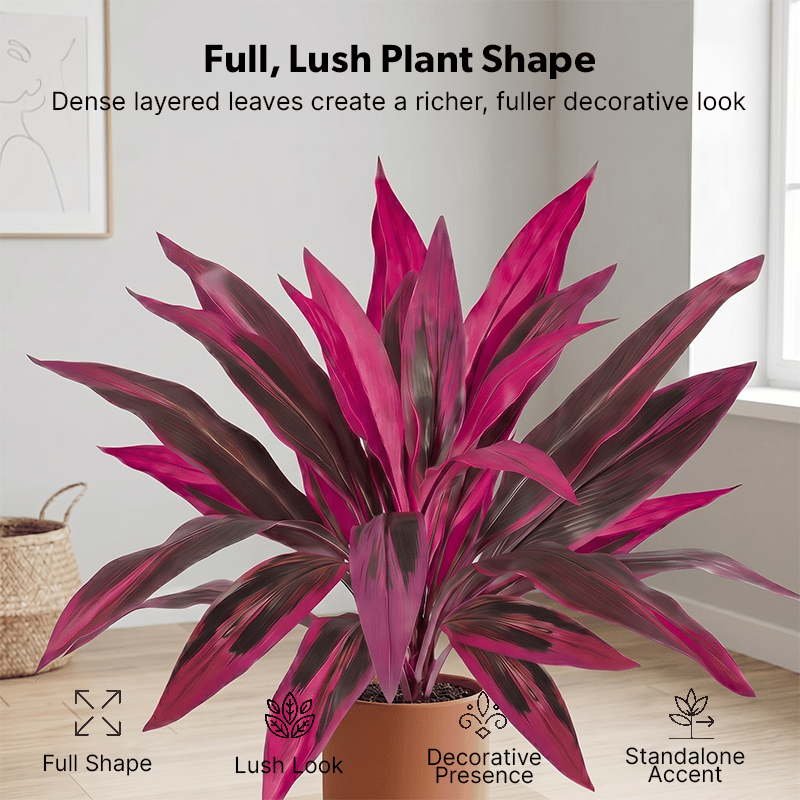 🔥 Last Day 60% OFF 🌿 UV-Resistant Artificial Boston Fern & Dragon’s Blood Tree Plants for Patio, Porch & Home Decor