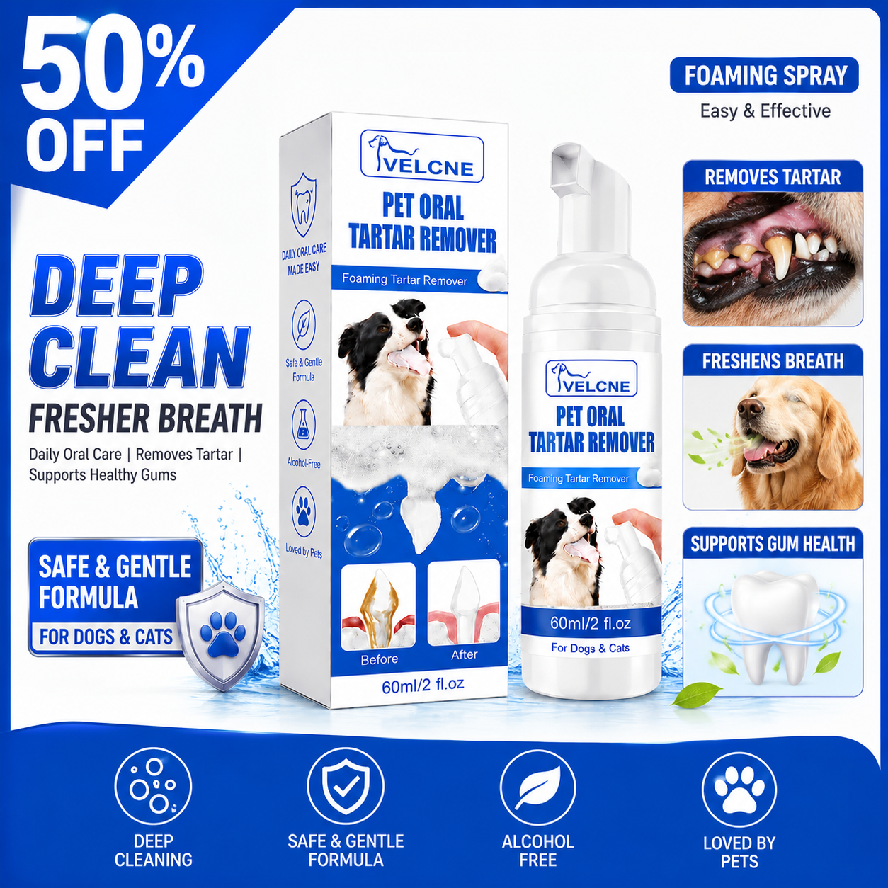 Meet the #1 Vet-Recommended Tartar Care Spray for Dogs & Cats