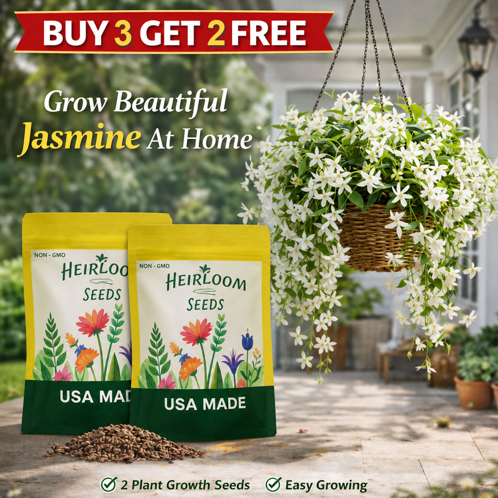 🔥Last Day Promotion 49% OFF🔥🌸2026 Rare Trailing Jasmine Seeds | Long-Lasting Blooms, Rich Fragrance & Easy Growing