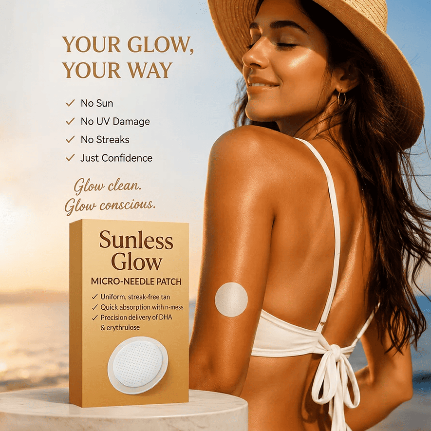 ✨  Transdermal Tanning Patch ⚡ No Sun, No Streaks, Just a Natural Tan  Glow 🌞