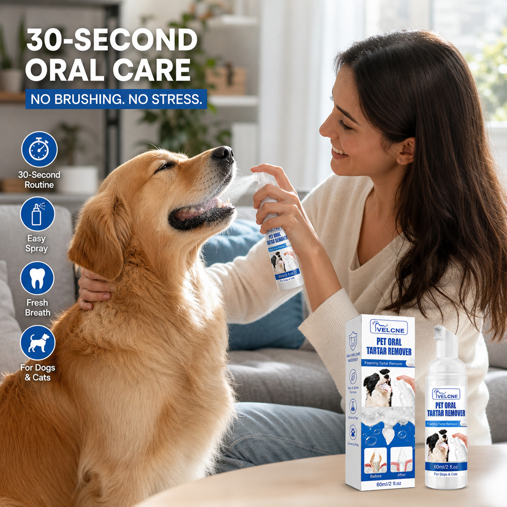 Meet the #1 Vet-Recommended Tartar Care Spray for Dogs & Cats