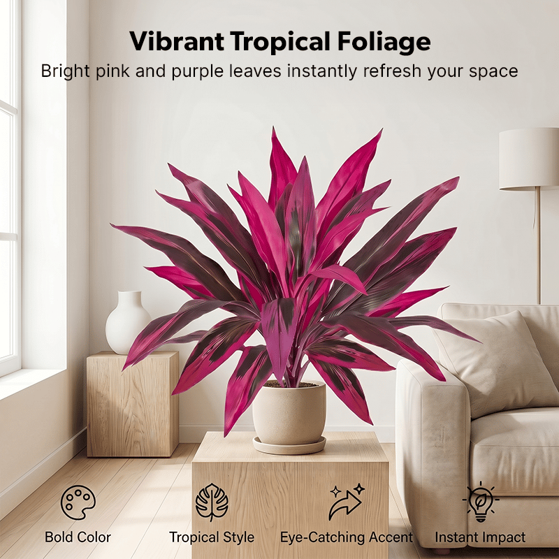 🔥 Last Day 60% OFF 🌿 UV-Resistant Artificial Boston Fern & Dragon’s Blood Tree Plants for Patio, Porch & Home Decor