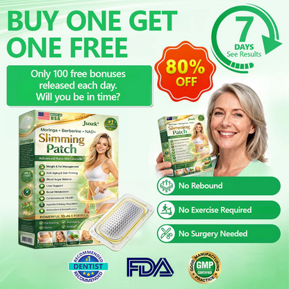 New 2026 Upgrade: Juxek® Berberine 10-in-1 Nano Microneedle Patch with Science-Backed Formula